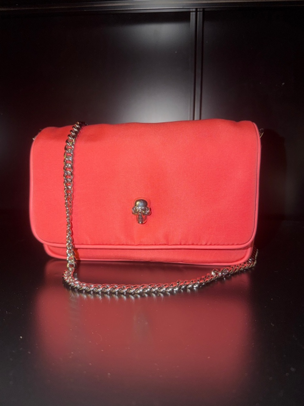 Alexander McQueen Pink Faille Shoulder/Crossbody